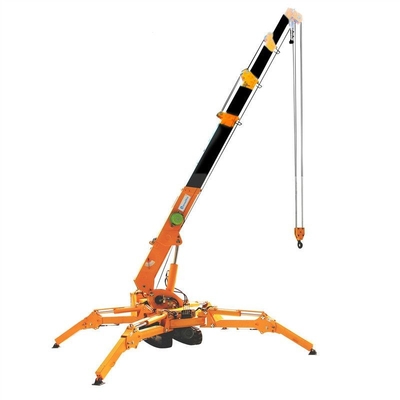 เครื่องยนต์ดีเซล Yanmar Electric Mini Spider Crane รับน้ำหนักได้ 3 ตัน