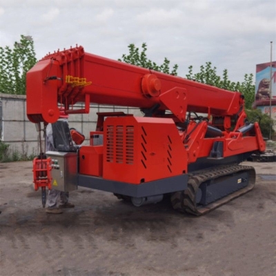 รีโมทคอนโทรลไฮดรอลิกดีเซลไฟฟ้า Power Spider Crawler Crane 5ton 8ton