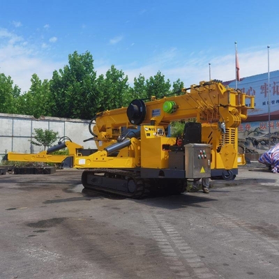 ใช้รีโมทคอนโทรลไฮดรอลิก Crawler Spider Crane Fly Jib Bucket 3 ตัน 10 ตัน