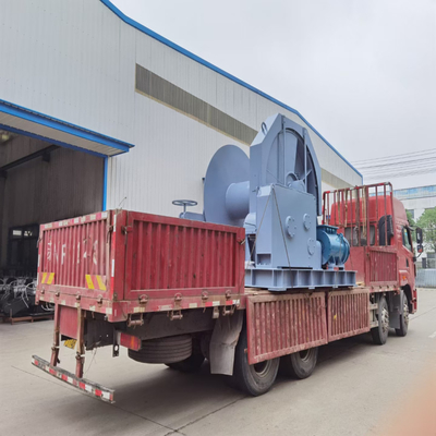 เครื่องกว้านไฮดรอลิกสำหรับเรือเดินทะเลโลหะเหล็กความจุ 1-75 ตันเครื่องกว้านจอดเรือ