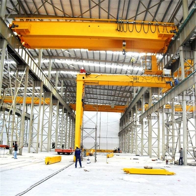 การแขวนยางคุณภาพสูง 10ton 16ton 20ton 32ton Double Beamder Overhead Eot Crane เครื่องกระบะขนส่งด้วยราคาถูก