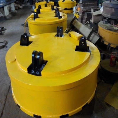 แม่เหล็กไฟฟ้ายกเศษโลหะ 3.5-34.1kw Eot Crane Magnet สำหรับโรงงานเหล็ก