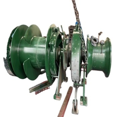 เรือประมงดาดฟ้าเรือกว้านไฟฟ้าทางทะเล 24v 20t ความเร็วสูงสายดึง Anchor Winch