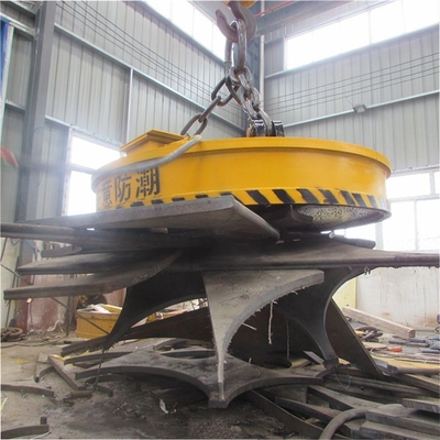 วงกลมขนาดใหญ่ไฟฟ้าแม่เหล็กไฟฟ้า Chuck Excavator Crane ยกแม่เหล็ก 700 มม.800 มม