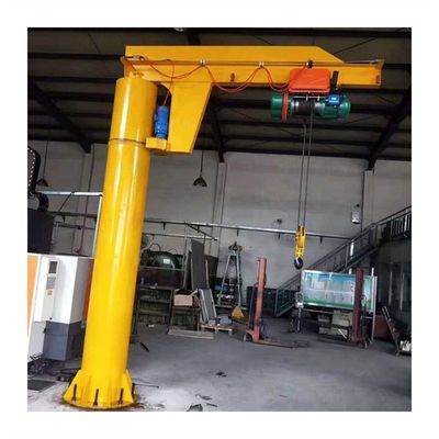 360 องศา Slewing Arm Cantilever Jib Crane 500 กก. พร้อมรอกโซ่ไฟฟ้า