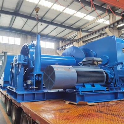 กว้านสมอเรือกว้านไฟฟ้าทางทะเล 700Kn พร้อมอุปกรณ์ปลดล็อคฉุกเฉิน