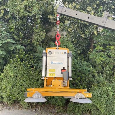 การหมุนไฟฟ้า 360 องศา เครื่องยกกระจกกระจกสําหรับการติดตั้งกําแพงผ้าม่านกระจก