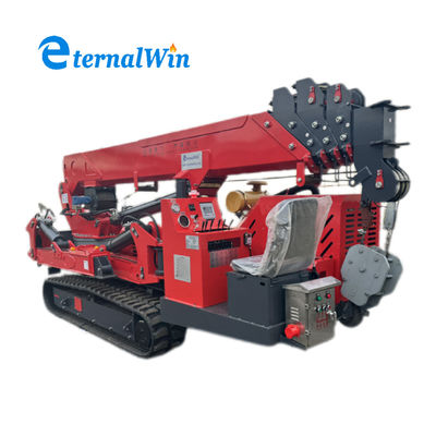สแตนเลส มินิ สเปิเดอร์เครน ด้วยความจุในการยก 12 ตัน Telescopic Boom พลังงานไฟฟ้า / ไดเซล