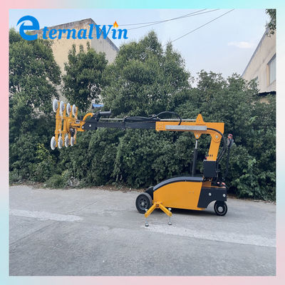 เครื่องยกกระจกสูญญากาศแบบปรับแต่งได้ 800 กก. พร้อมการหมุน 360 องศา และความสูงยกสูงสุด 5 เมตร