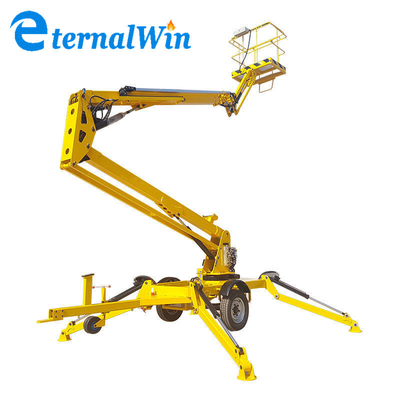 8m 10m 12m 14m พกพา แพลตฟอร์ม ผู้ชาย Lift ระเบียงทํางานทางอากาศ เครื่องไฮดรอลิก