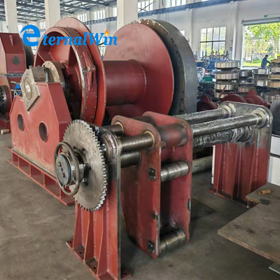 เครื่องกว้านไฟฟ้าแบบ Heavy Duty 60 ตันสำหรับเรือเดินทะเลแบบกำหนดเองสำหรับทางลาดอู่ต่อเรือ