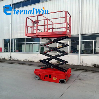 ระบบควบคุม PLC แพลตฟอร์มยกไฟฟ้าที่มีความสูงยกที่กําหนดเองและโครงสร้างเหล็กแข็งแรง