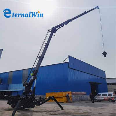 เครนตีนตะขาบแบบสไปเดอร์ดีเซล สูงสุด 21 เมตร ควบคุมด้วยรีโมทและพลังงานดีเซล