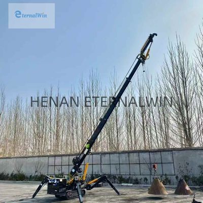 เครนตีนตะขาบแบบควบคุมระยะไกลขนาด 3-12 ตัน สำหรับงานก่อสร้าง